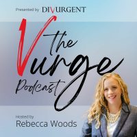The Vurge album cover with a photo of Rebecca Woods